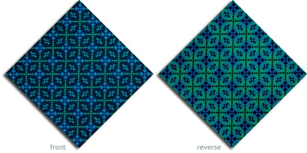 Navy Green - Welsh Tapestry (X10)