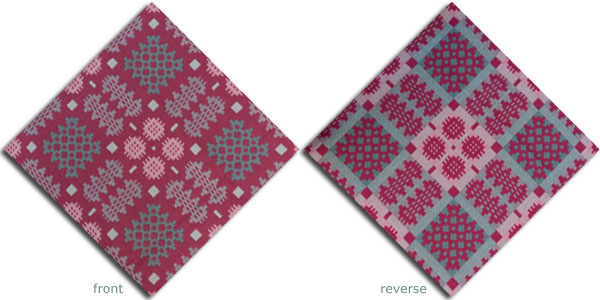 Old Rose (Hen Rosyn) - Welsh Bedspread (T3 35)